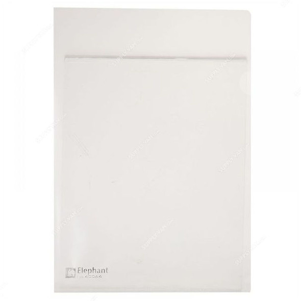 Elephant L Plastic Folder, 093143BX, A4, Clear, PK180