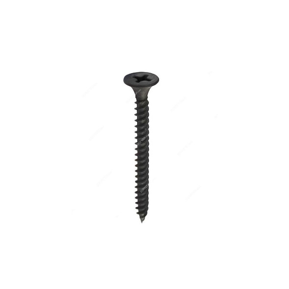 KT Gypson Drywall Screw, Metal, Fine, 1 Inch, PK1000