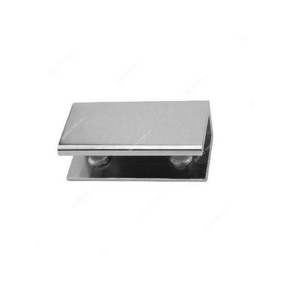 Yingda Square Glass Holder Clip, YD-072, Zinc Alloy, 7MM, Silver