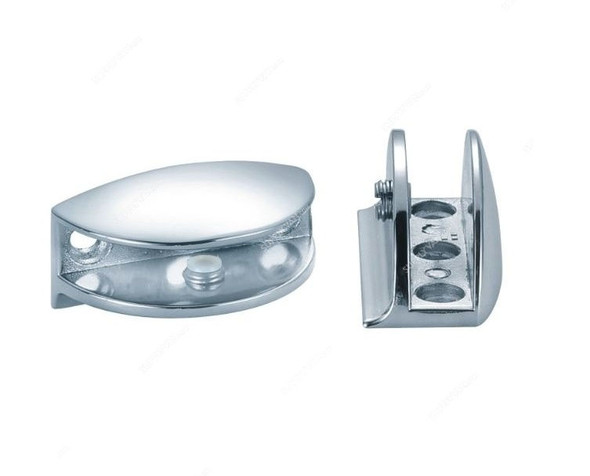 Yingda Glass Holder Clamp, YD-070, Zinc Alloy, 10MM, Silver