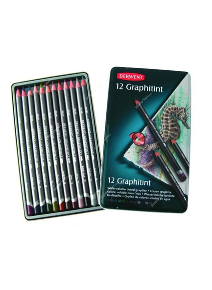 Derwent Graphitint Pencil, RXL0700802, 100 Percentage Lightfast, Multicolor