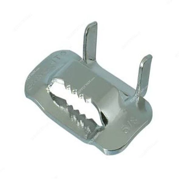 Band-IT Buckle, C454, Ear-Lokt Series, Stainless Steel, 12.7MM