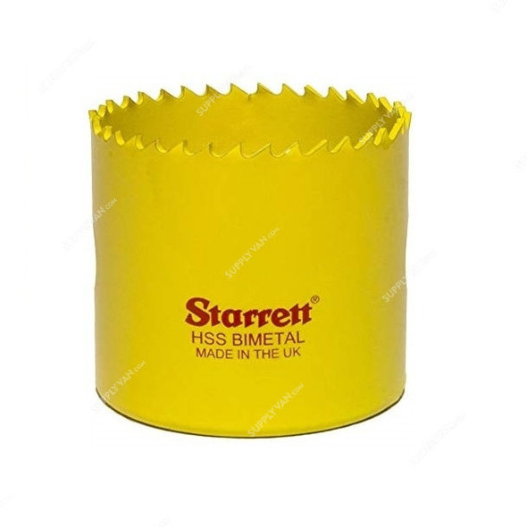 Starrett Hole Saw, SH177MM, High Speed Steel, 177MM, Yellow