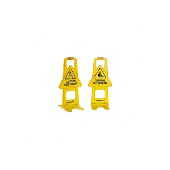 Arcora Safety Sign, 1086-WSPNG-EN, English, Plastic, Yellow