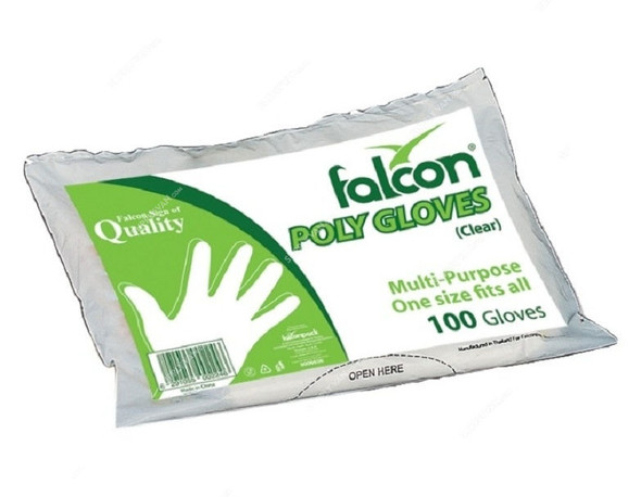 Falcon PE Glove, THPPW107, Clear