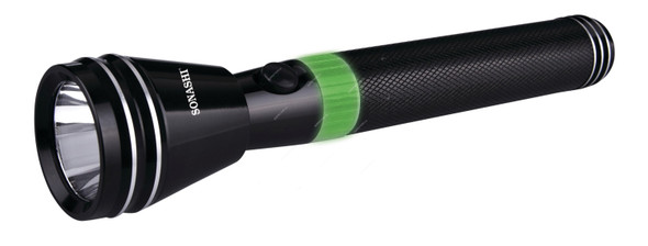 Sonashi Rechargeable LED Torch, SLT-383, 3W, Black