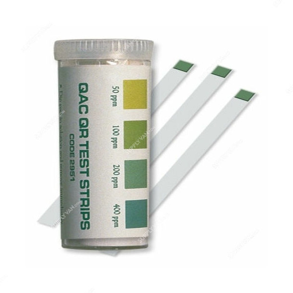 Lamotte Test Paper Strip, 2951, 400 ppm, White, 100 Strips/Vial