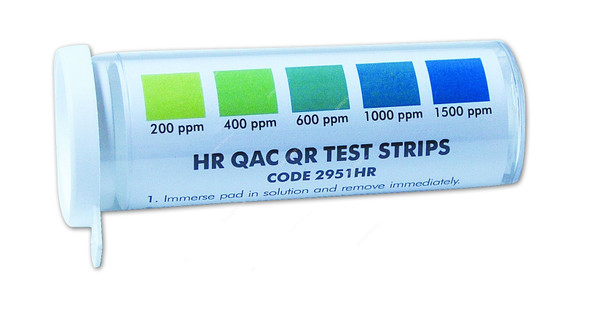 Lamotte Test Paper Strip, 2951HR, 3 pH, White, 25 Strips/Vial