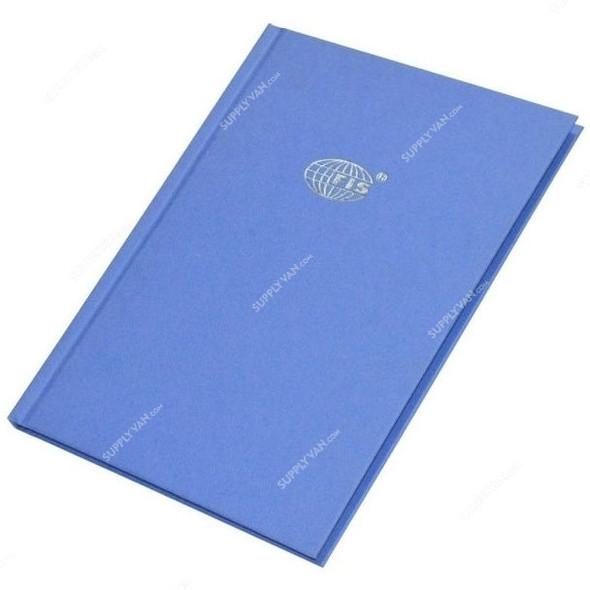 FIS Single Ruled Hard Cover 2 Quire Notebook, FSNBA52QJCBL, 148 x 210MM, 96 Pages, Blue