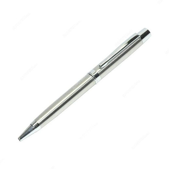 FIS Ballpoint Pen, FSBP-62BK, 0.7MM, Silver Body, Black Ink