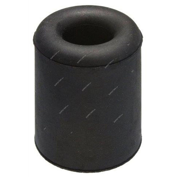 Door Stopper, 2-1/2 Inch, Rubber, Black