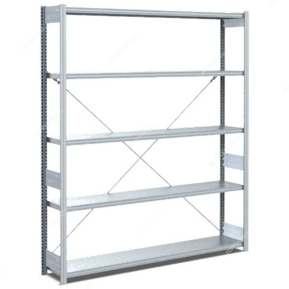 Bito Boltless Shelving W/ 5 Shelves, 10-17034, 2000 x 300MM, Galvanised