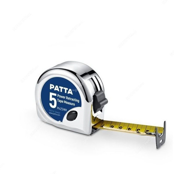 Patta Power Retracting Tape Measure, 7.5 Mtrs, 10 Pcs/Pack