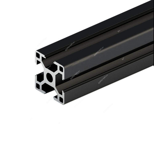 Extrusion T-Slot Profile, 30 Series, Aluminium, 30 x 30MM, Black