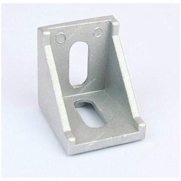 Extrusion 90 Degree Corner Bracket, 20 Series, Aluminum, 20 x 20MM, PK2