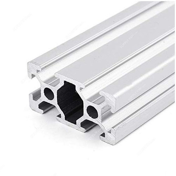 Extrusion T-Slot Aluminium Profile, 20 Series, Aluminium, 20 x 40MM