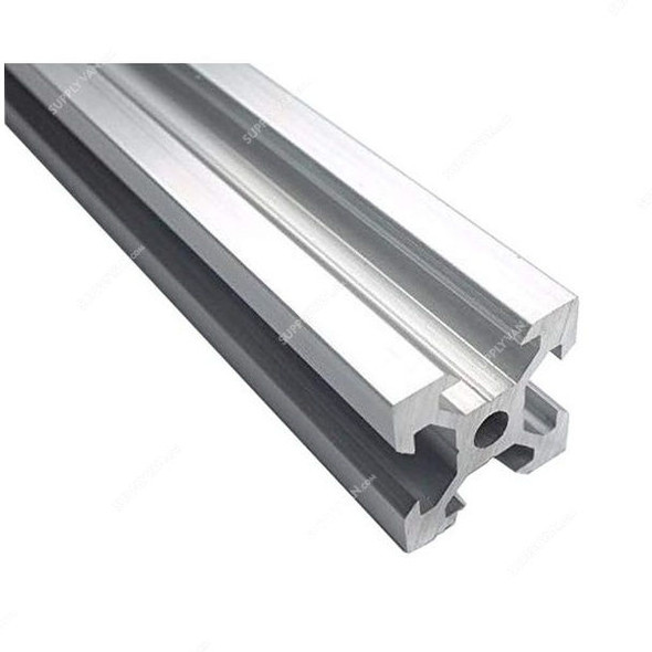 Extrusion T-Slot Profile, 20 Series, Aluminium, 20 x 20MM, PK4