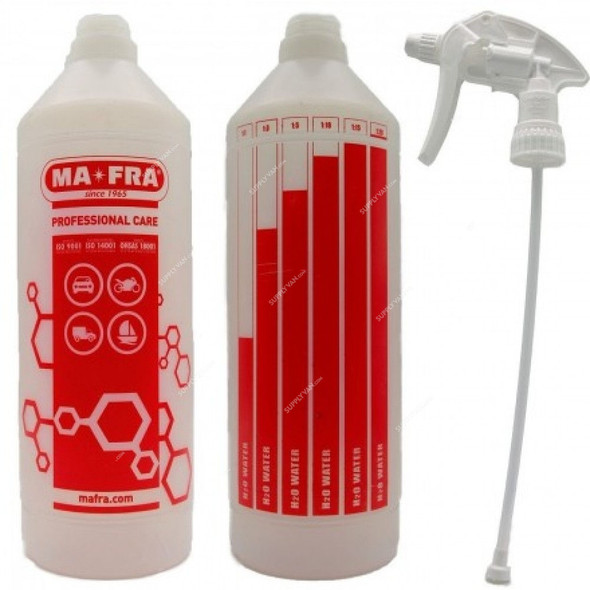 Mafra Trigger Bottle, A0248, Plastic, 500ML, Red, PK51