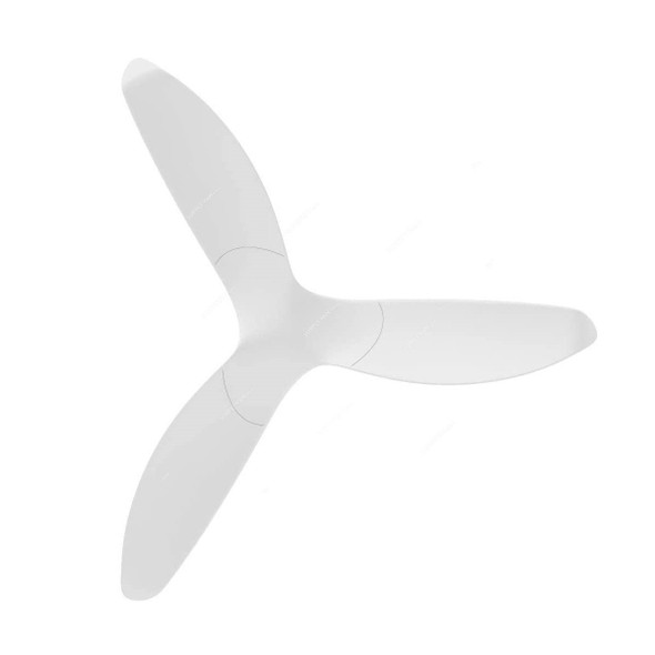 Aeratron Ceiling Fan With Remote, AE343WH, 3 Blade, 43 Inch, 110-240V, White