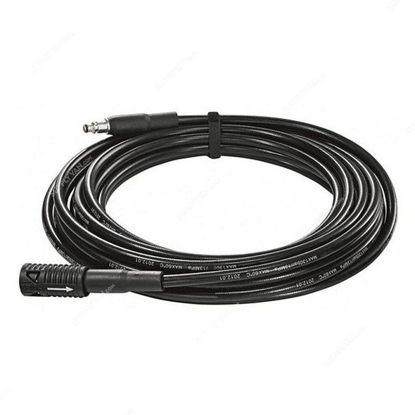 Black and Decker High Pressure Extension Hose, PWEH41612-B5, 8 Mtrs, Black