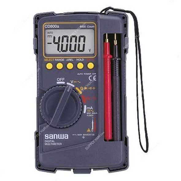 Sanwa Digital Multimeter, CD800A, 4000 Counts
