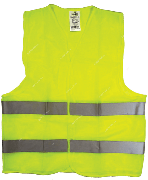 Tuf-Fix Safety Vest, SV026, Polyester, 60GSM, Green
