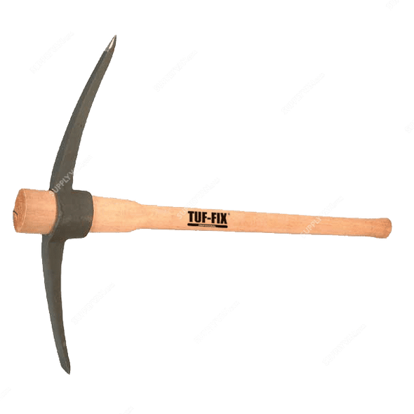 Tuf-Fix Heavy Duty Pick Axe, HP402, Steel & Wooden Handle