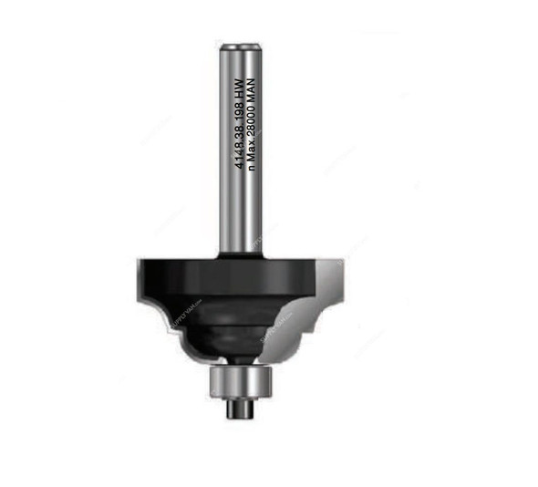 Witox Classic Roman Ogee Router Bit With Ball Bearing, 4148.38.198, TC, 38.1 x 19MM