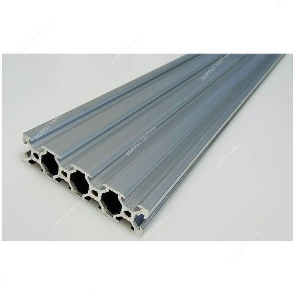 Extrusion Profile, 2080V, 20 Series, T-Slot, Aluminium, 10 Slots, 2000MM, Silver, PK4