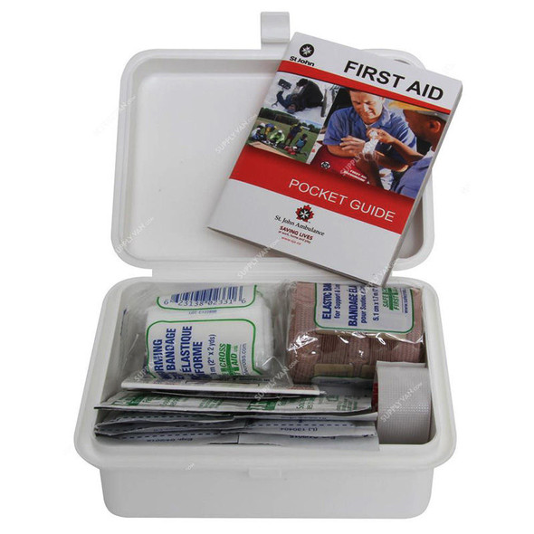 TechAlert First Aid Kit, TA001, White