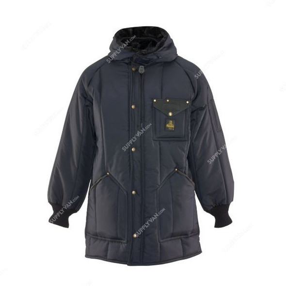 RefrigiWear Jacket, 0360R, Iron-Tuff, Nylon, L, Navy Blue