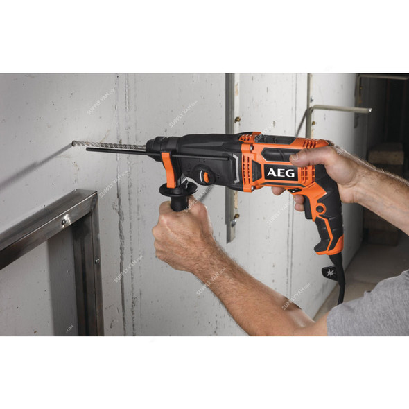 AEG Combi Hammer, KH24IE, SDS-Plus, 220V, 800W, Black and Orange