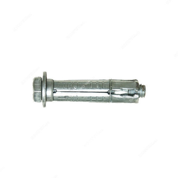 Tuf-Fix 4 Leaf Rawl Bolts, FIXBOLTW4M8, White Zinc Plated, Carbon Steel, 8 x 55MM, PK50