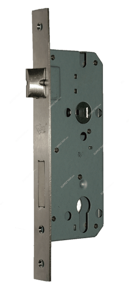 Tuf-Fix Mortise Door Lock, 11T101-SN, Satin Nickel Plated Steel, 45 x 85MM, Silver