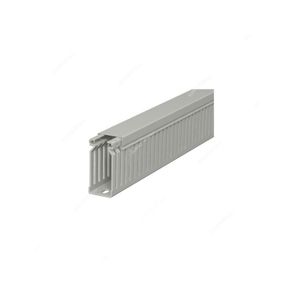 OBO Wire Duct, OBO6178028, PVC, 2 Mtrs, Stone Grey