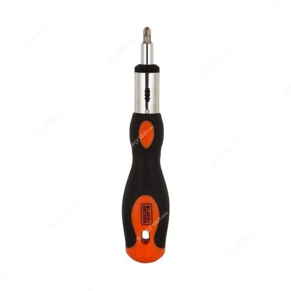 Black and Decker Ratcheting Multi-Bit Screwdriver W/ 10 Bits, BDHT68127