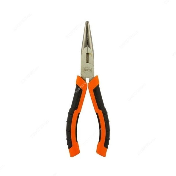 Black and Decker Long Nose Plier, BDHT81586, 160MM