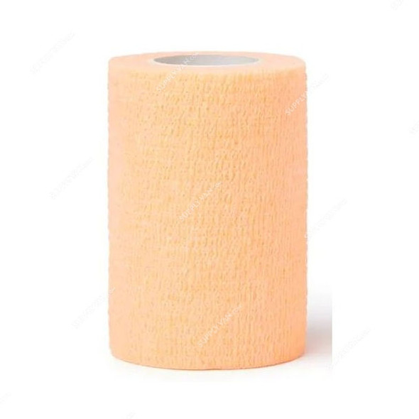 3W Self-Adhesive Athletic Wrap, NO-64, 7.5CM Width x 4 Mtrs Length, Orange