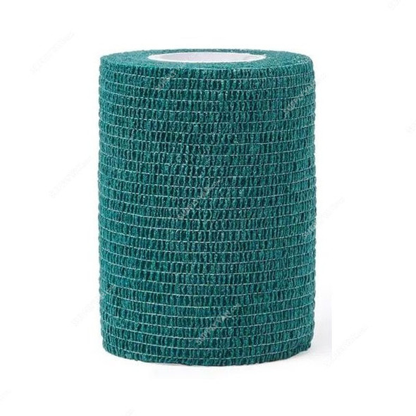 3W Self-Adhesive Athletic Wrap, NO-60, 7.5CM Width x 4 Mtrs Length, Green