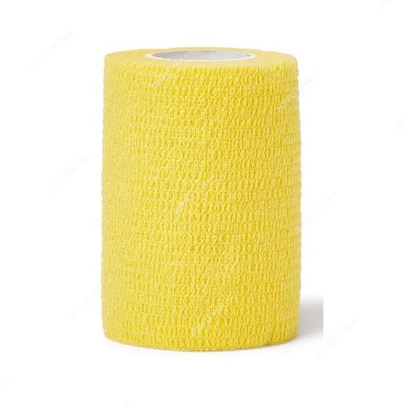 3W Self-Adhesive Athletic Wrap, NO-62, 7.5CM Width x 4 Mtrs Length, Yellow
