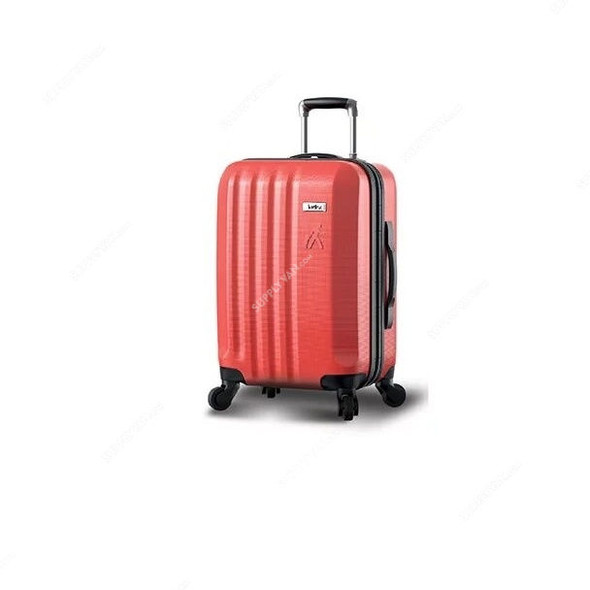 Traveller Trolley Bag, TR-1016A, ABS, 4 Wheel, 20 Inch, Red