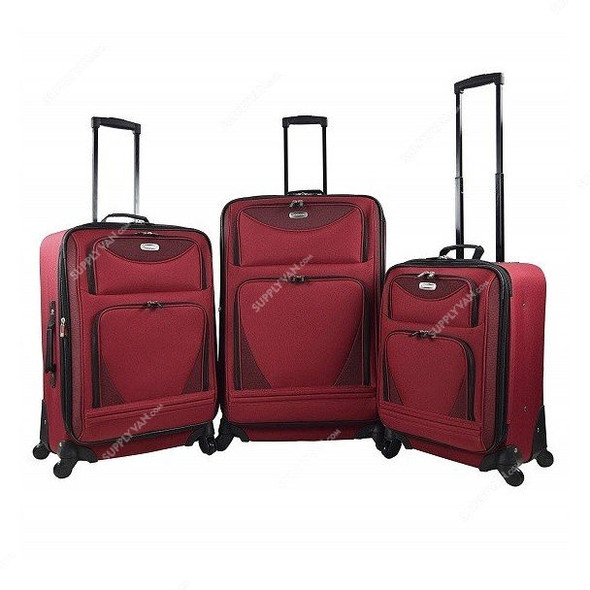 Traveller Luggage, TR-1028, EVA, 4 Wheel, 32 Inch, Red