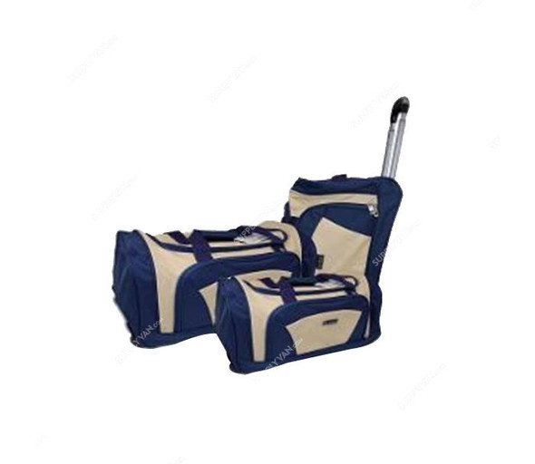 Traveller Duffle Bag, TR-1030, 26 Inch, Blue and Grey, PK3