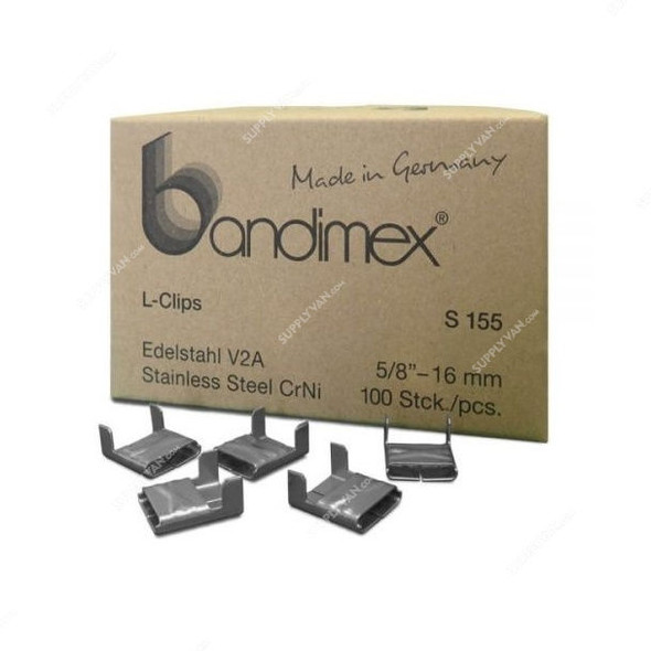 Bandimex Buckle, S-155, 16MM, 100 PCS/Box