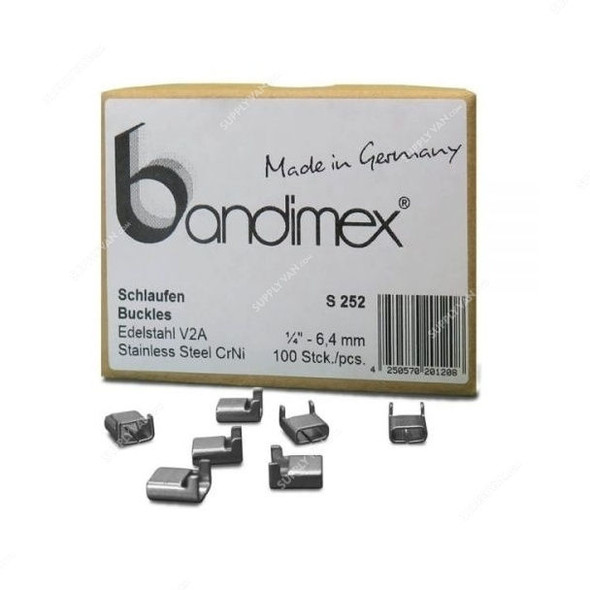 Bandimex Buckle, S-252, 6.4MM, 100 PCS/Box