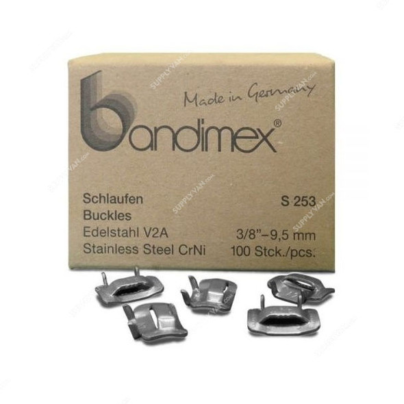 Bandimex Buckle, S-253, 9.5MM, 100 PCS/Box