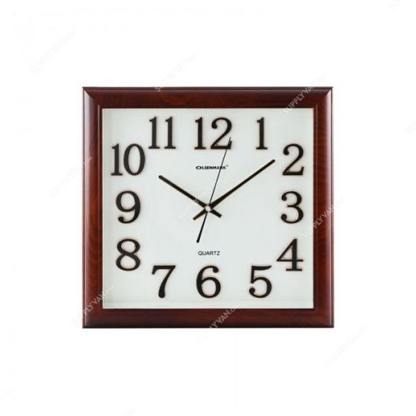 Olsenmark Wall Clock, OMWC1780, Brown