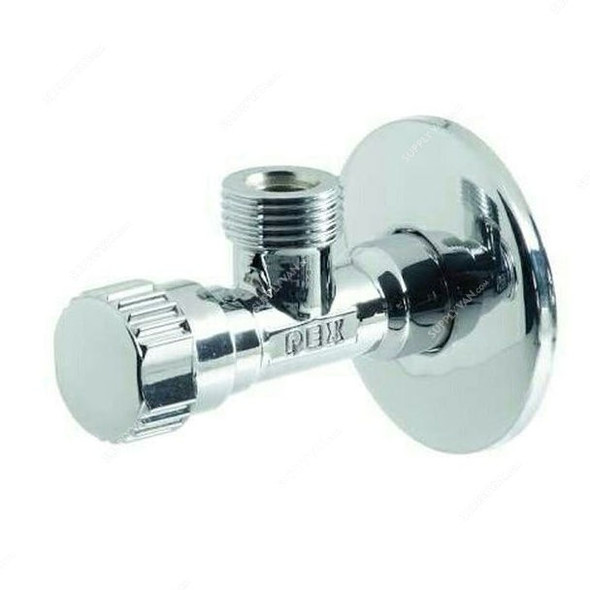 Vado Angle Valve, PEX-225A-C-P, Chrome Finish, Silver