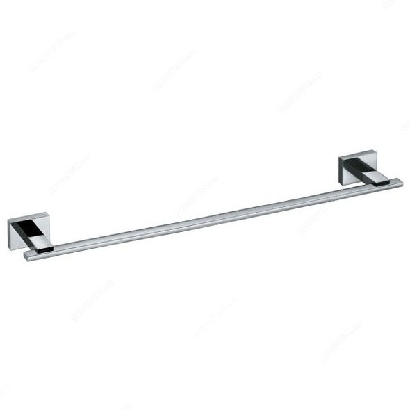 Vado Towel Rail, Level, Wall Mounted, 650MM, Chrome, Silver