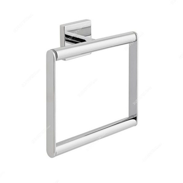 Vado Towel Ring, Bokx, Wall Mounted, Chrome, Silver